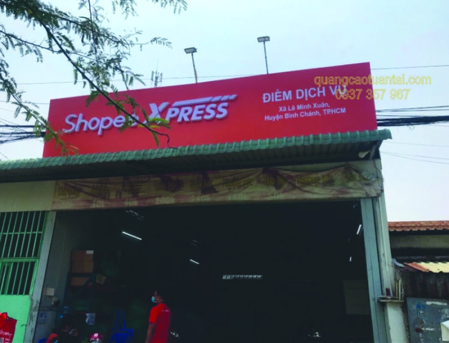 BẢNG HIỆU ALU CHUỖI SHOPPEE 