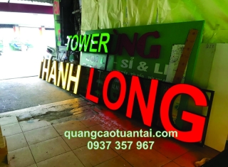 BẢNG HIỆU KHUNG SẮT, CHỮ NỔI MICA, ĐÈN LED PHÁT SÁNG  ĐẸP TẠI TP. HỒ CHÍ MINH.